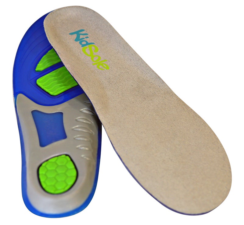 KidSole Children's Athletic Gel Insoles for Cushion and Comfort for Active Children ((24 CM) Kids Size 2-6) - Image 2